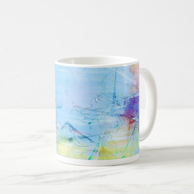 blåfärgad kaffe Mugg (Framsida höger)