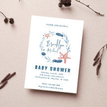 Blåfärgad korallreef Andersea Baby Shower