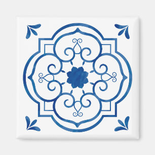 Blåfärgad magnet i Portugal