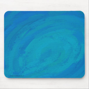 Blåfärgad Ocean Blue Musmatta