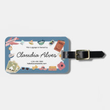 Blåfärgad och Rosa färglös resa