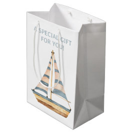 Blåfärgad Rand-segelbåt