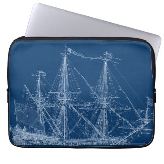 Blåfärgad Sleeve för Frakt av utskrift av blått ko