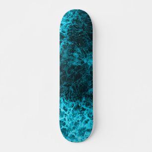 Blåfärgad utskrift Skall Mini Skateboard Bräda 18,7 Cm