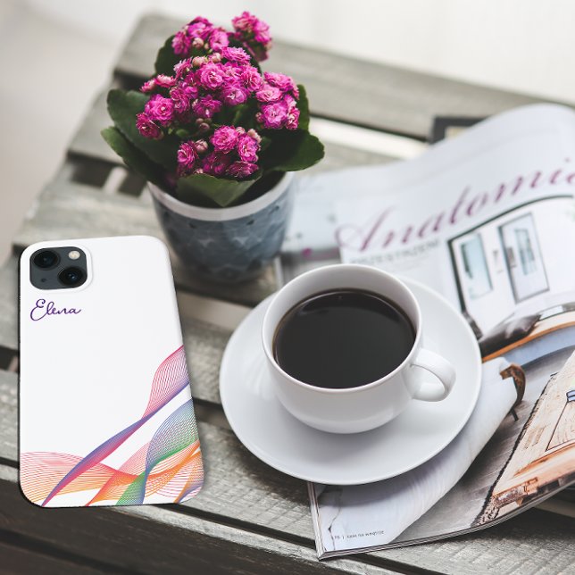 Blåfärgad vågigt av elegant (Skapare uppladdad)