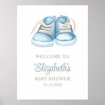 Blåfärgade Baby-skor för babyskor