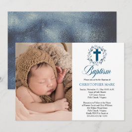 Blåfärgade Löv, andningsfoto, doft Inbjudningar