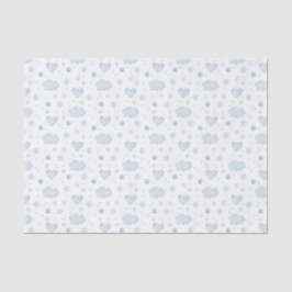 Blåfärgade moln och öron