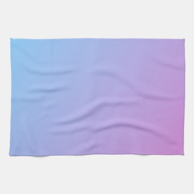 Blåfärgade toningar till Lavender Dish Towel Kökshandduk (Horisontell)
