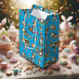 Blåfärgade vattenfärgsägg och blåfärgade Påskhare 