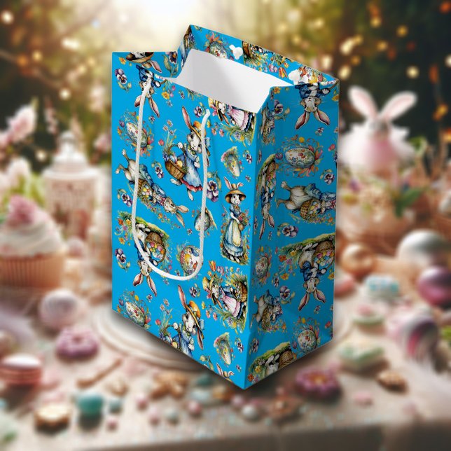 Blåfärgade vattenfärgsägg och blåfärgade Påskhare  (Skapare uppladdad)