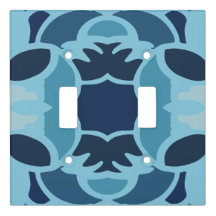 Blåfärgat hölje för Färg-Roligt för kollage