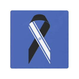 Blåfärgat israeliskt flagga