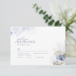 Blåfärgkorall och strandbröllop på stranden OSA kort