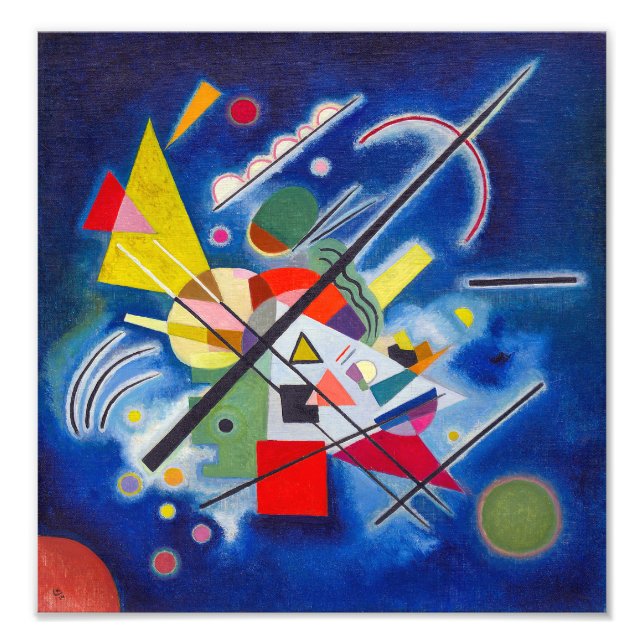 Blåfärgning | Wassily Kandinsky | Fototryck (Framsidan)