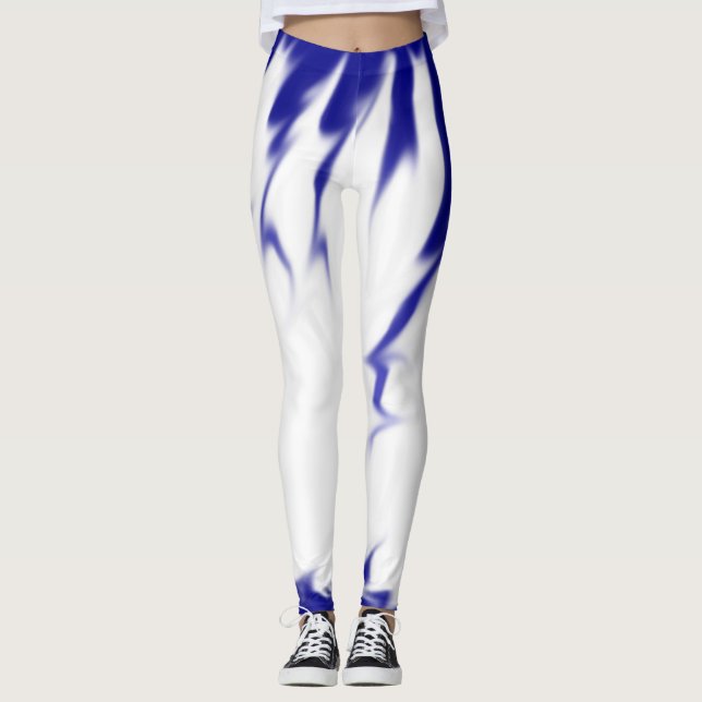 Blåfärgsavfall Leggings (Framsida)