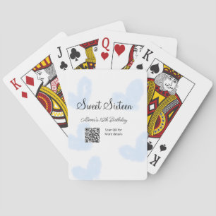 Blåfärgshem QR-Sweet sixteen Casinokort