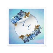 Blåfärgshydrangeasskuggor