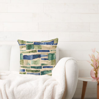 Blåfärgskorrigeringar för vattenfärg i Grönt Kudde