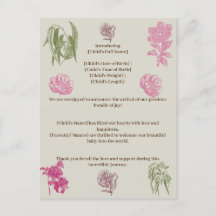 Blåfenad födelsevarning för Eucalyptus Girl Birth