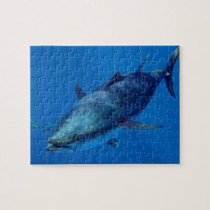 Blåfenad tonfisk Jigszle Puzzle Pussel