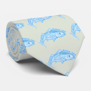Blåfenad tonfisk slips