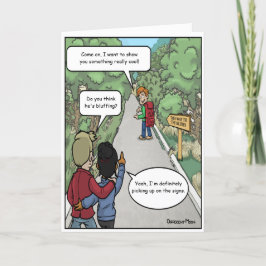 Blåffande fjällande födelsedagskort kort