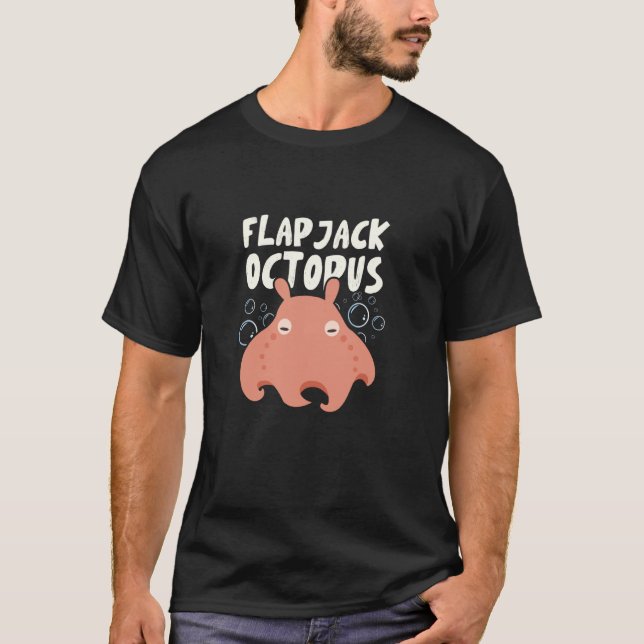 Blåfisk, bläckfisk t shirt (Framsida)