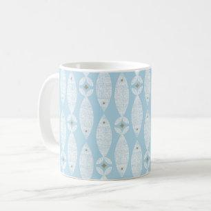 Blåfisk, färsk kaffemugg