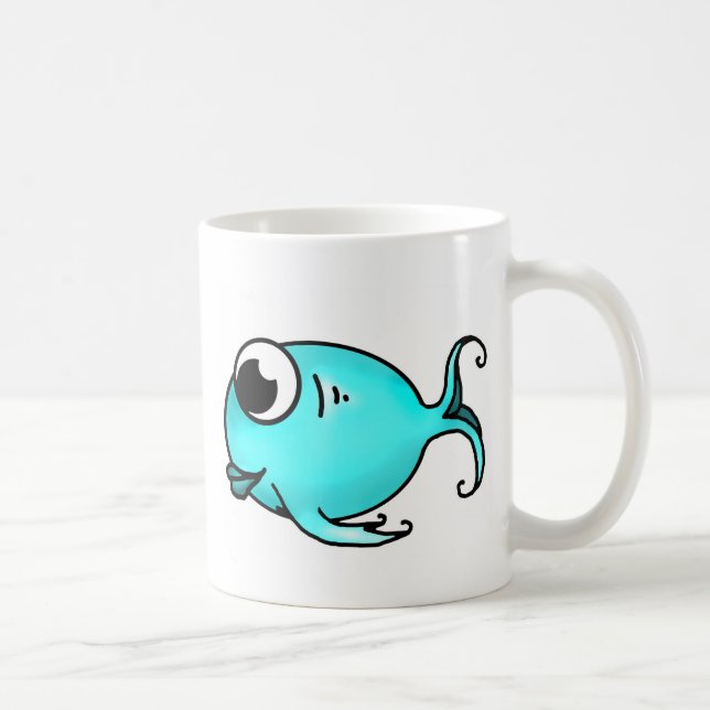 Blåfisk Kaffemugg (Höger)