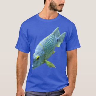 Blåfisk och Gult fisk T Shirt