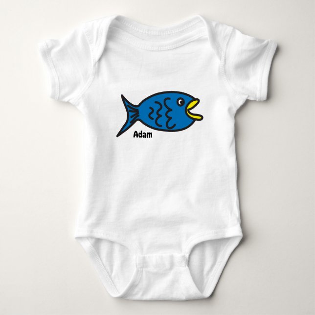 Blåfisk T Shirt (Framsida)