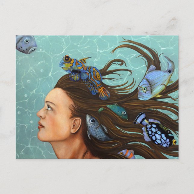 Blåfisk Vykort (Framsida)