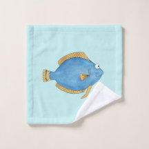Blåfisken tvättar trasan