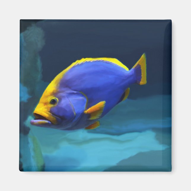 Blåfiskmagnet Magnet (Framsidan)