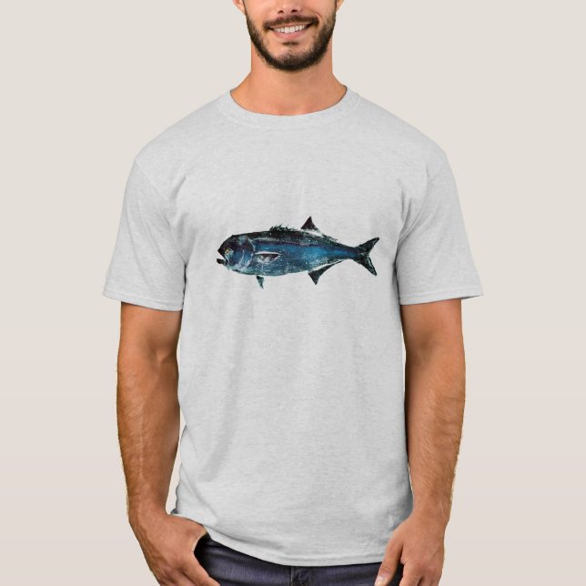 blåfiskskjorta tee (Framsida)