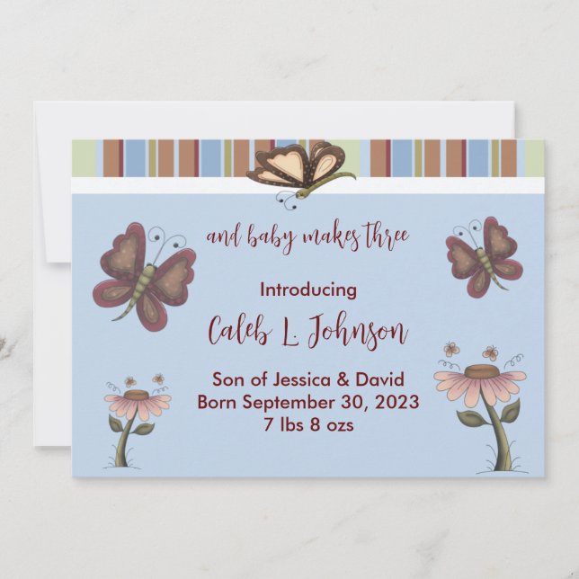 Blåfjärilsmusslan i Pojke Meddelande (Framsida)