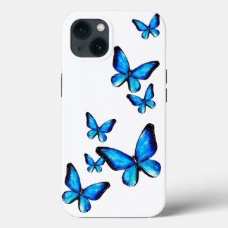 Blåfjärilsytor för vattenfärg