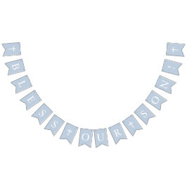 Blåfläckfri vår son Banner Baptism Bunting Flaggor