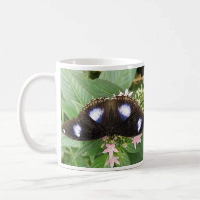 Blåfläckig fjäril Mugg (Vänster)