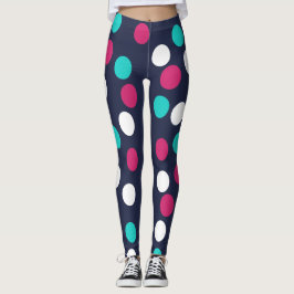 Blåfläckig Leggings