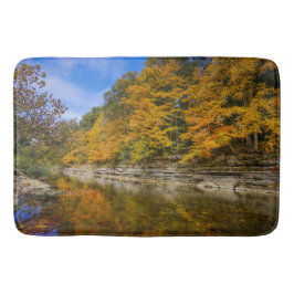 Blåfloden i fallet badrumsmatta