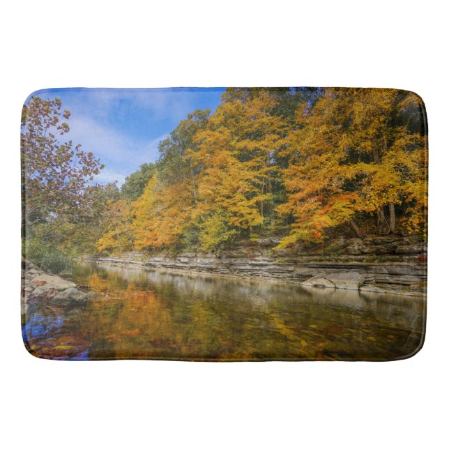 Blåfloden i fallet badrumsmatta (Framsidan)