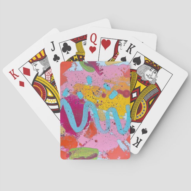 Blåflodmätare Casinokort (Baksidan)
