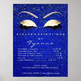 Blåflottans makeup-konstnärer i Guld Poster