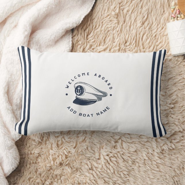 Blåflottans sjömansfartyg (Anchor yacht klubb) Lumbarkudde (Filt)