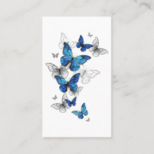 Blåflygande fjärilar Morpho
