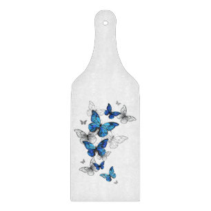 Blåflygande fjärilar Morpho