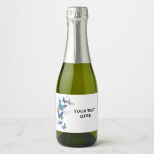 Blåflygande fjärilar Morpho