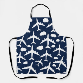 Blåflygande flygplan mönster